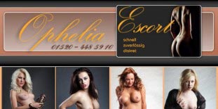 Thumbnail der Webseite ophelia-escort.de.